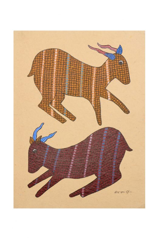 Handcrafted Multicolor Gond Paper Painting