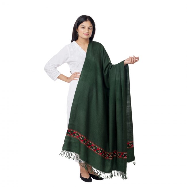 Wool Green Shawl