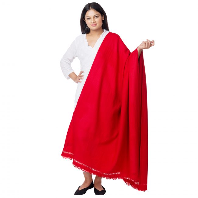 Angora Red Stole