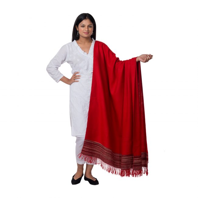 Wool Red Shawl