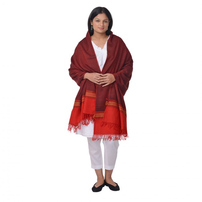 Wool Red Stole