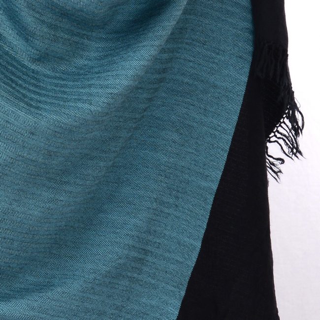 Wool Blue Stole