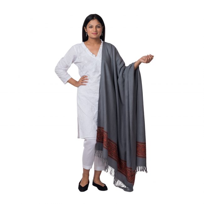 Wool Grey Shawl