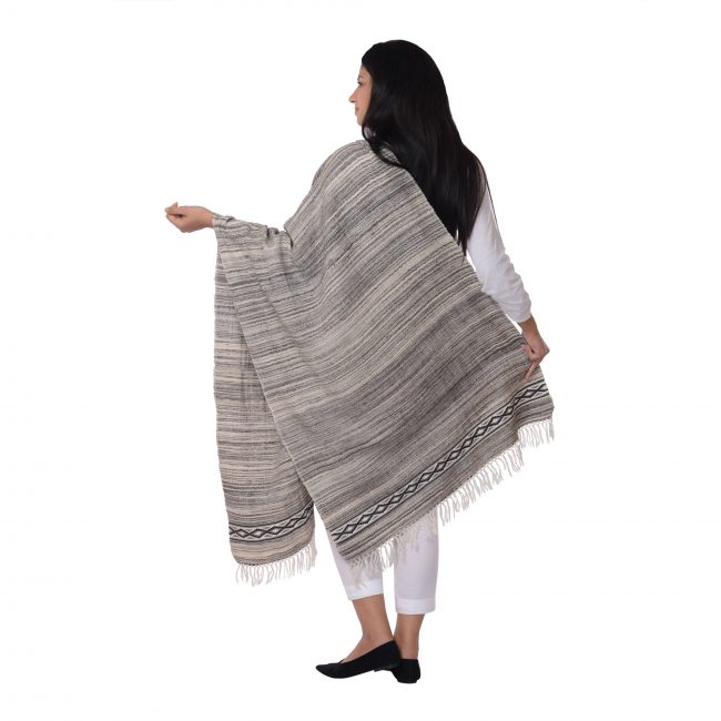 Yak Wool Brown Stole