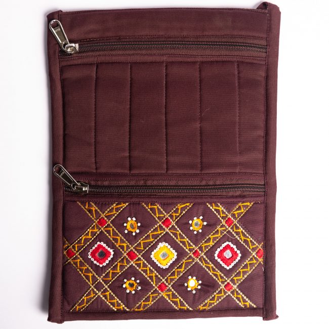 Long StripÂ Banjara Passport Bag