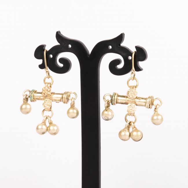 Tribes India Earring Nali 3 Ghungroo