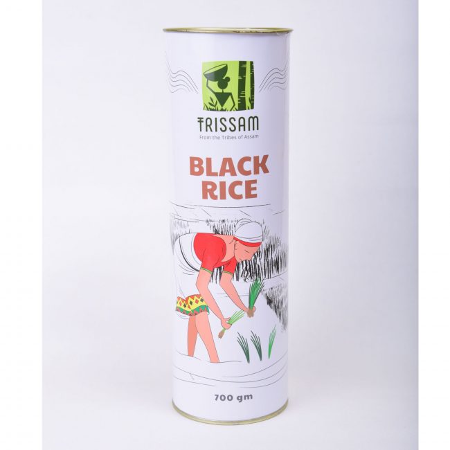 Trissam Black Rice (700 Grams) Of Assam