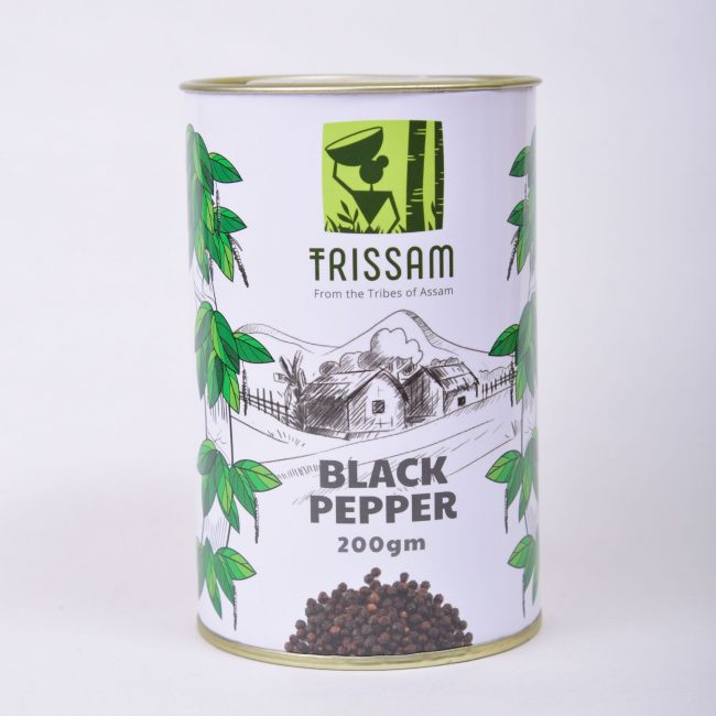 Trissam Dried Black Pepper (200 Grams)