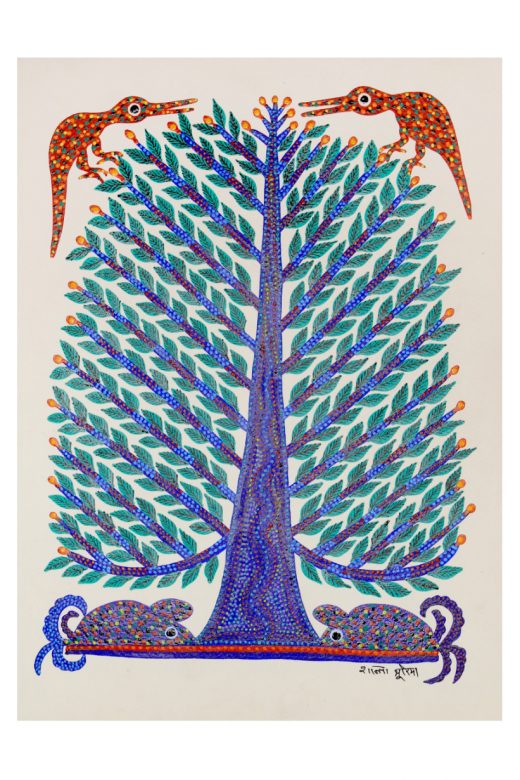 Bhil Multicolor Paper Painting