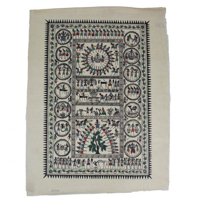 Saura Multicolor Painting (18*12 Inch)