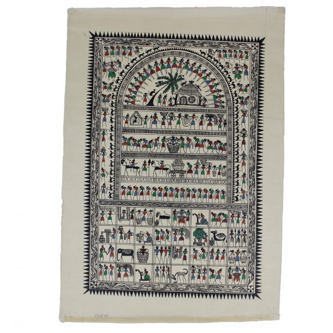 Saura Multicolor Painting (18*12 Inch)