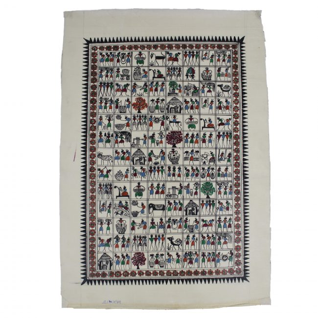 Saura Multicolor Painting (18*12 Inch)