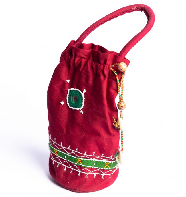Small Banjara Flower Pouch