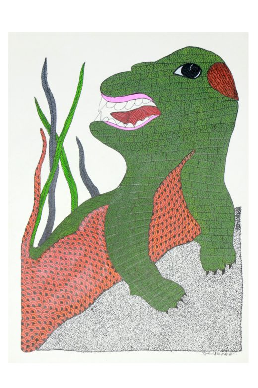Handmade Gond Paper Multicolor Painting