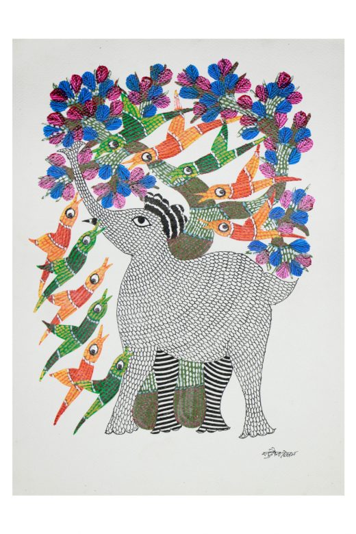 Handcrafted Standard Size Tribal Art Painting