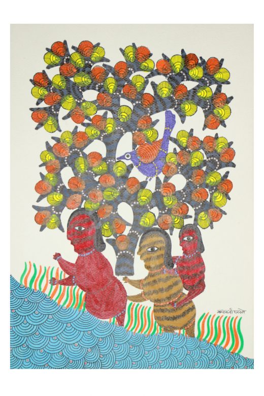 Handcrafted Standard Size Tribal Art Painting