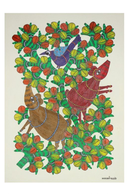 Handcrafted Standard Size Tribal Art Painting