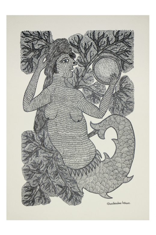 Handcrafted Standard Size Tribal Art Painting