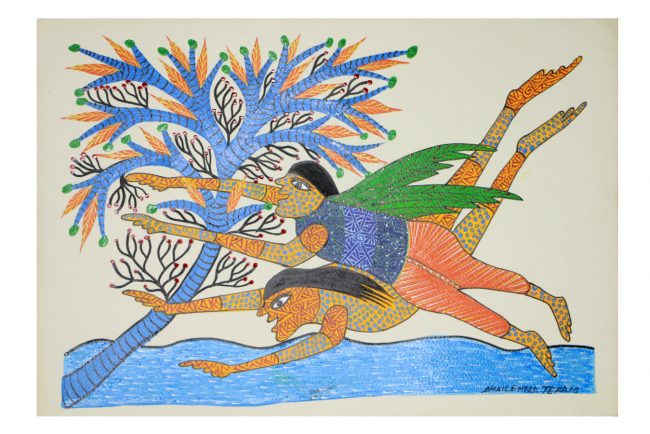 Handcrafted Standard Size Tribal Art Painting