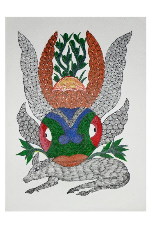 Handcrafted Standard Size Tribal Art Painting