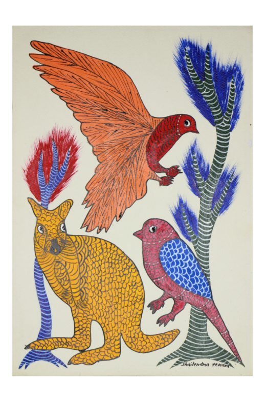 Handcrafted Standard Size Tribal Art Painting