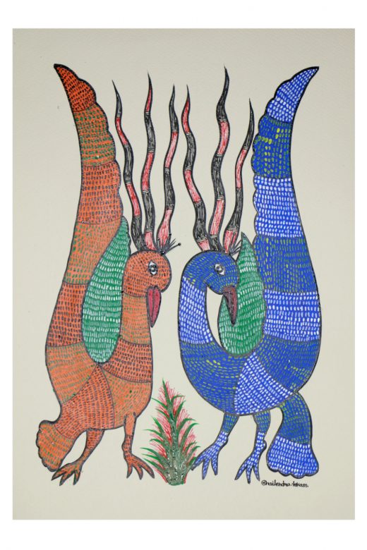 Handcrafted Standard Size Tribal Art Painting