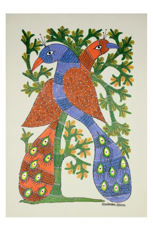 Handcrafted Standard Size Tribal Art Painting