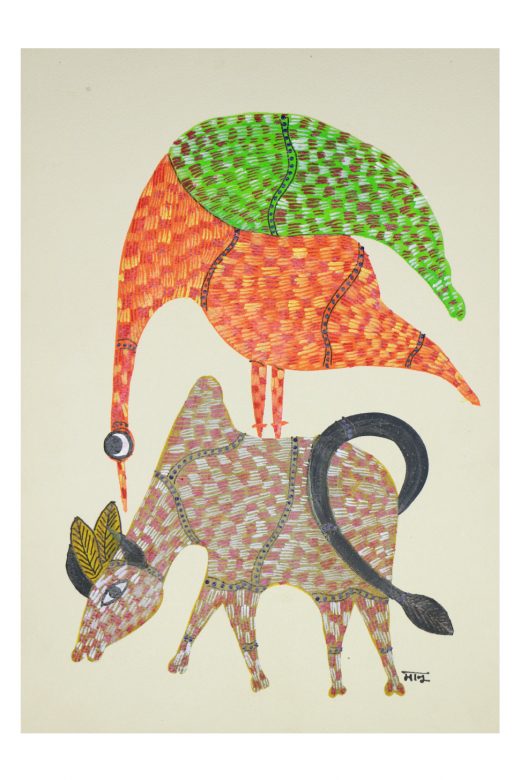 Handcrafted Standard Size Tribal Art Painting