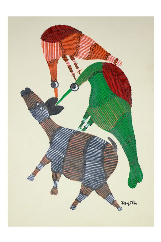 Handcrafted Standard Size Tribal Art Painting