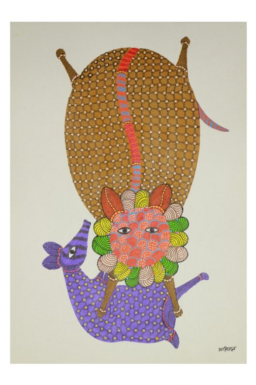 Handcrafted Standard Size Tribal Art Painting