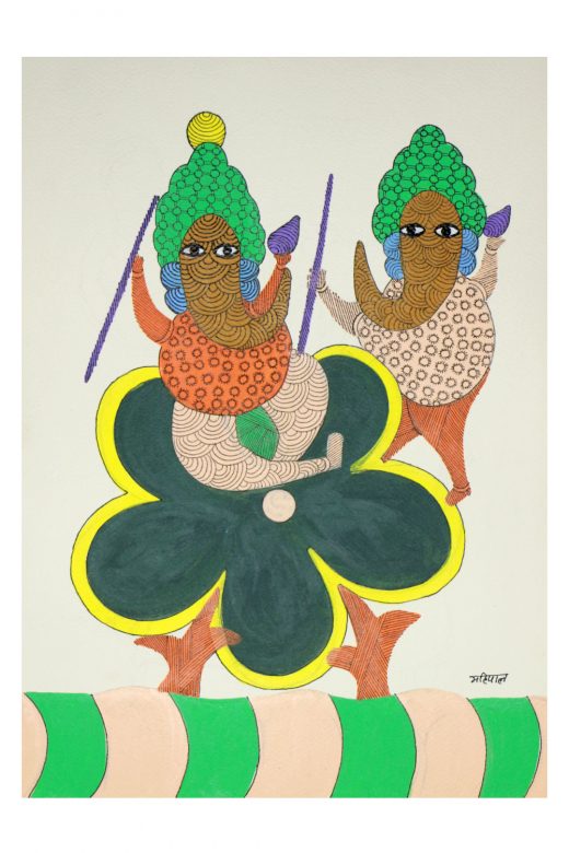Handcrafted Standard Size Tribal Art Painting