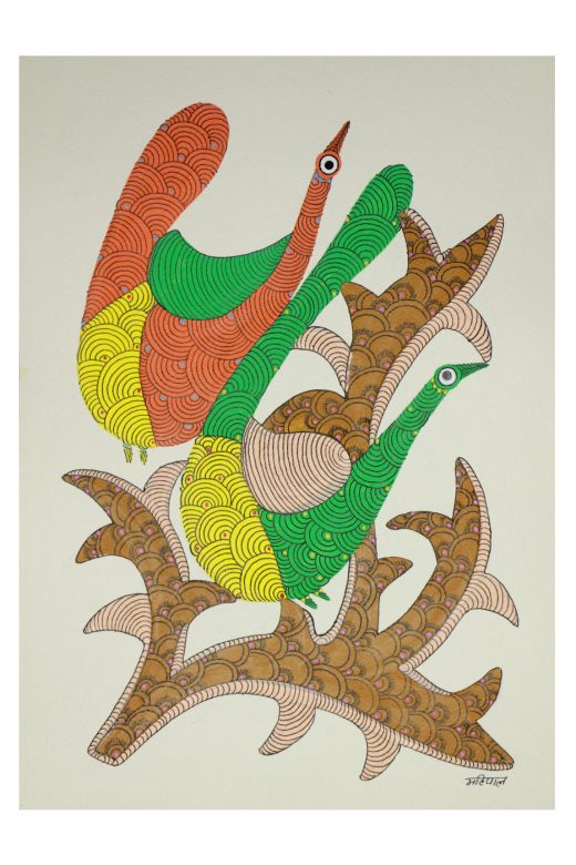 Handcrafted Standard Size Tribal Art Painting