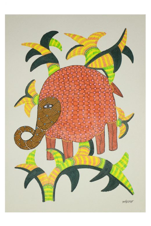 Handcrafted Standard Size Tribal Art Painting