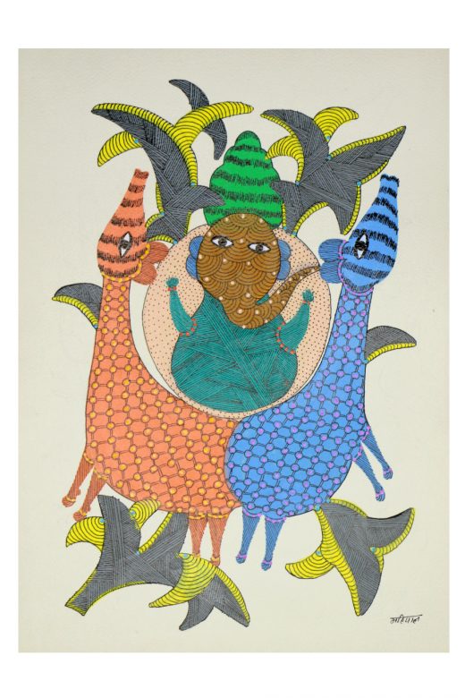 Handcrafted Standard Size Tribal Art Painting