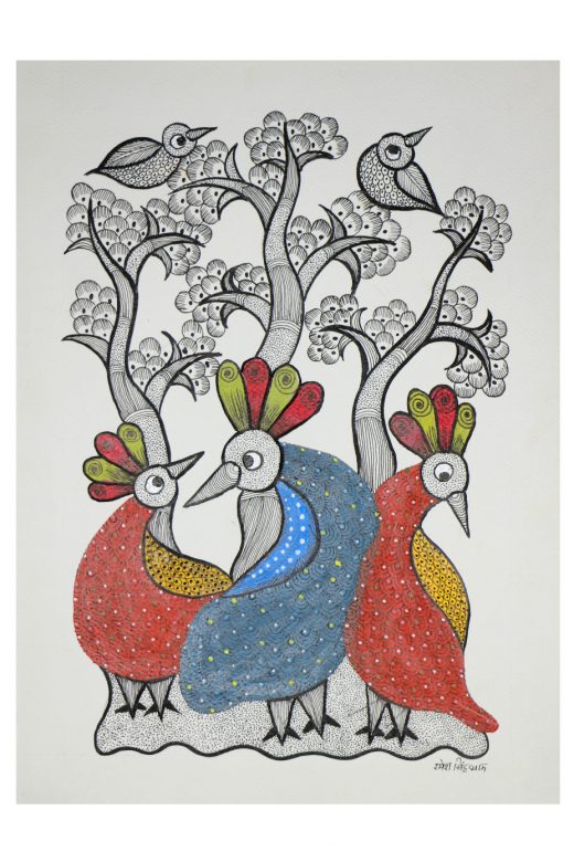 Handcrafted Standard Size Tribal Art Painting