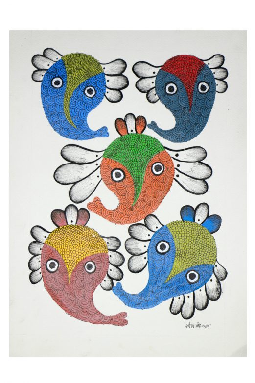 Handcrafted Standard Size Tribal Art Painting