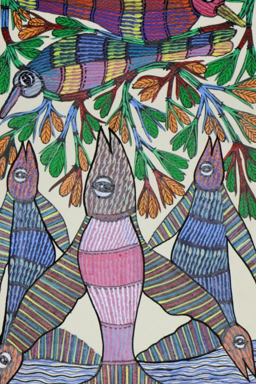 Handcrafted Standard Size Tribal Art Painting