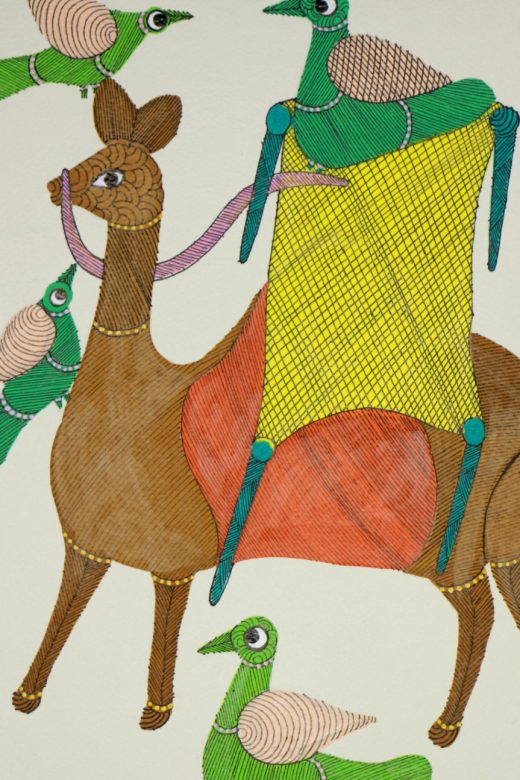 Handcrafted Standard Size Tribal Art Painting