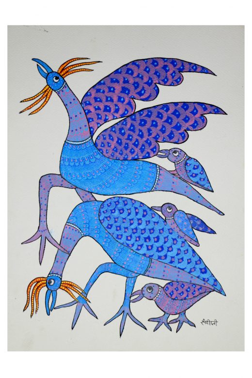 Handcrafted Standard Size Tribal Art Painting