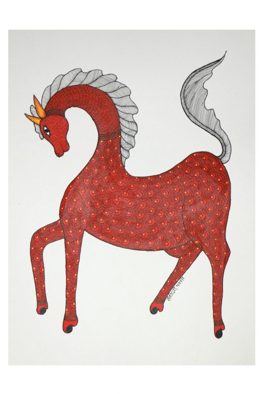 Handcrafted Standard Size Tribal Art Painting