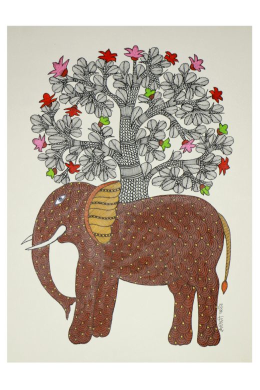 Handcrafted Standard Size Tribal Art Painting