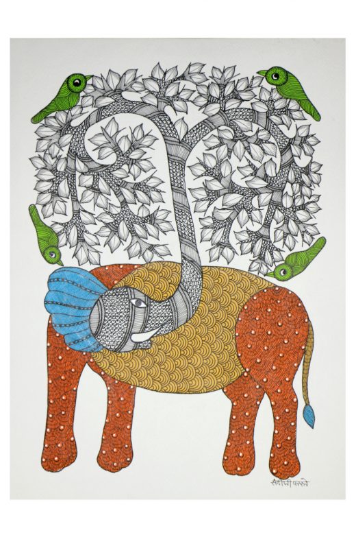 Handcrafted Standard Size Tribal Art Painting