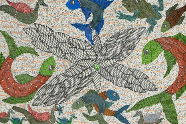 Handcrafted Standard Size Tribal Art Painting