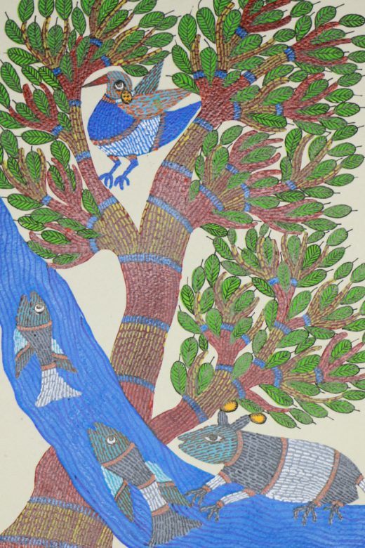 Handcrafted Standard Size Tribal Art Painting