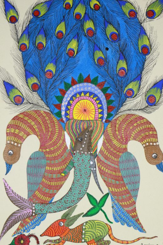 Handcrafted Standard Size Tribal Art Painting