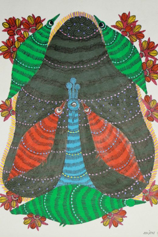 Handcrafted Standard Size Tribal Art Painting