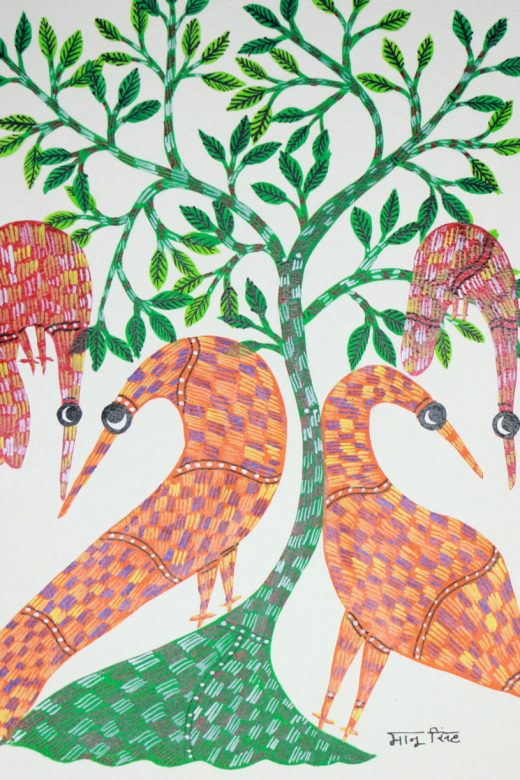 Handcrafted Standard Size Tribal Art Painting