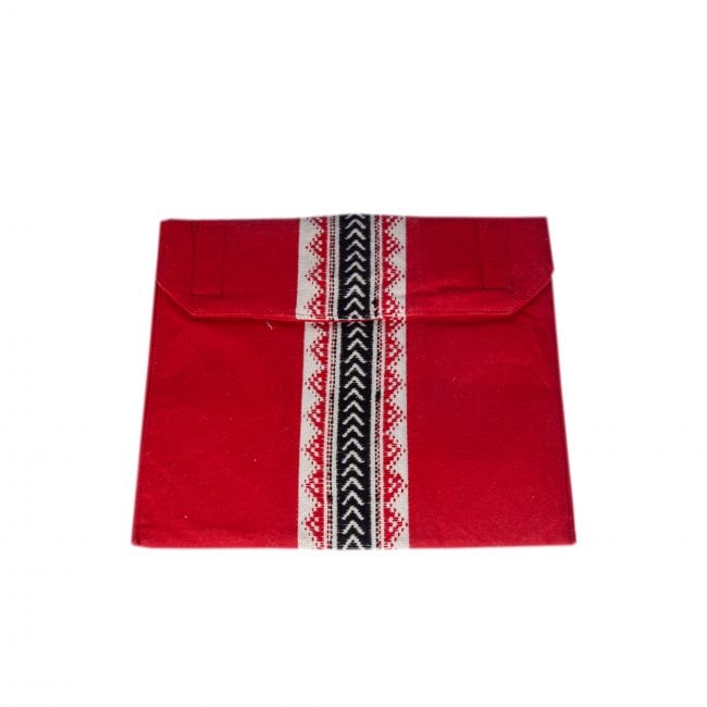 Toda Embroidered Cotton iPad Clutch (11 X 19) Inches