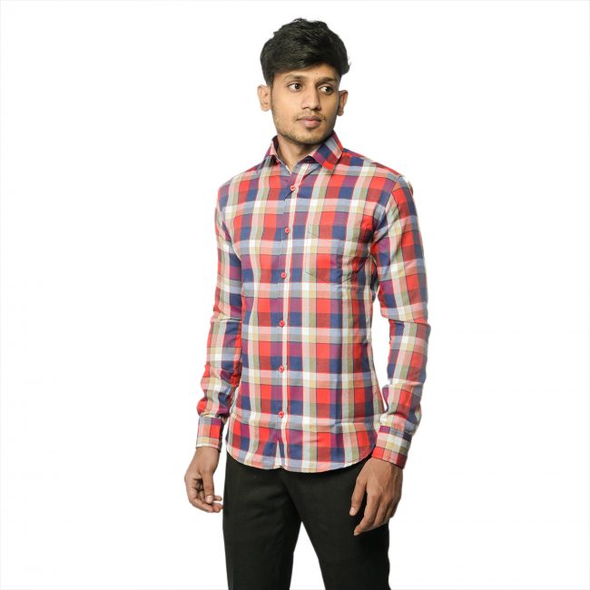Handwoven Multicolor Woolen Shirt