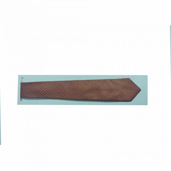 Handloom Tussar Cotton Silk Plain Tie (STANDARD)